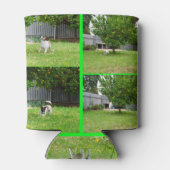 Fox Terrier Four Picture Collage, Dosenkühler (Rückseite)