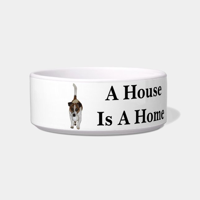 Fox Terrier fühlen sich wie Zuhause, Keramik Pet Napf (Links)