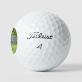 Fox Terrier Funny Scare Face, Golfball (Logo)