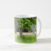 Fox Terrier, Funny Scare Face, White Coffee Tasse (VorderseiteRechts)
