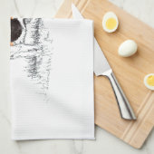 Fox Terrier Geschirrtuch (Viertel Falte)