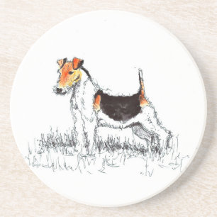 Fox Terrier Getränkeuntersetzer