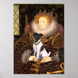 Fox Terrier - Königin Elisabeth Poster