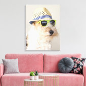 Fox Terrier Leinwanddruck (Insitu (Wohnzimmer))