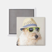 Fox Terrier Magnet (Vorderseite/Rückseite)