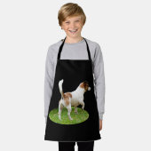 Fox Terrier On Alert, Kinder Full Print Schürze (Getragen)