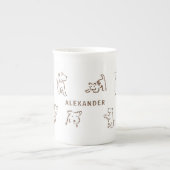 Fox Terrier Personalized Porzellantasse (Vorderseite)