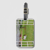 Fox Terrier Play Ball, Gepäckmarke Gepäckanhänger (Vorderseite Vertikal)