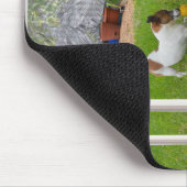 Fox Terrier Play Ball, Mousepad (Ecke)