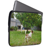 Fox Terrier Playtime, 13 Zoll Laptop-Sieb. Laptopschutzhülle (Vorne Rechts)