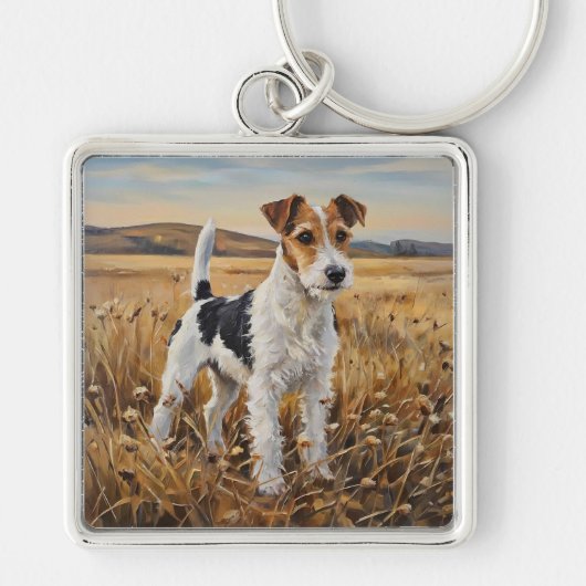 Fox Terrier Schlüsselanhänger (Vorne)