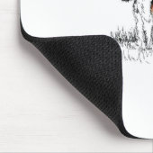 Fox Terrier stehend stolz Mousepad (Ecke)