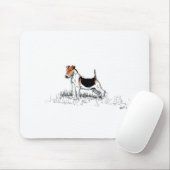 Fox Terrier stehend stolz Mousepad (Mit Mouse)