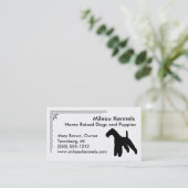 Fox Terrier Visitenkarte (Stehend Vorderseite)