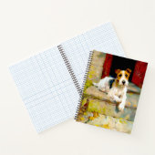 Fox Terrier von Arthur Wardle Notizblock (Innenseite)