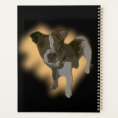 Fox Terrier Watercolor, Planer (Rückseite)