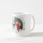 Fox Terrier Winter Kaffeetasse (VorderseiteRechts)
