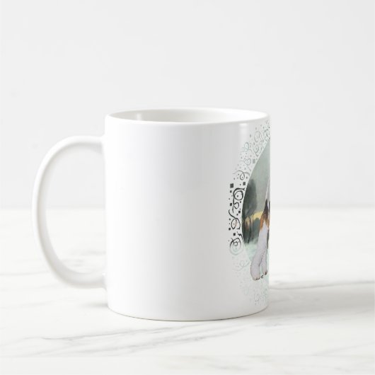 Fox Terrier Winter Kaffeetasse (Links)