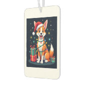 Fox Terrier Xmas Licht Santa Fox Terrier Dog Ch Autolufterfrischer (Links)
