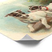Fox Terriers Poster (Ecke)