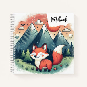 Fox & the Sunset Peaks - Eine Wüstengeschichte für Notizblock
