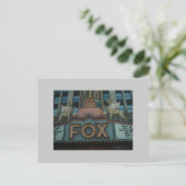 Fox Theater, Detroit, Michigan Postkarte (Stehend Vorderseite)