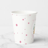 Fox Theme Baby Dusche Papiertüten rosa Pappbecher (Rechts)