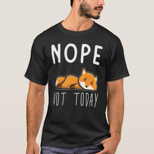 Fox Tired Lazy Fox T-Shirt (Vorderseite)
