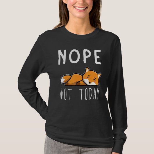Fox Tired Lazy Fox T-Shirt (Vorderseite)