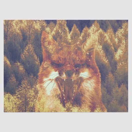 Fox-Tissue-Papier Seidenpapier (Vorderseite)