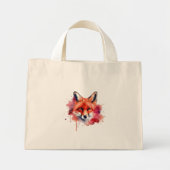 Fox Tote Bag Mini Stoffbeutel (Vorne)