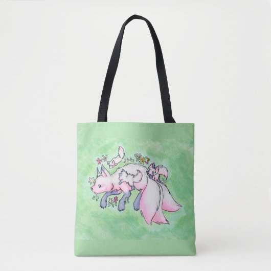 Fox Tote Bag Tasche (Vorderseite)