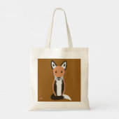 Fox Tote Bag Tragetasche (Rückseite)