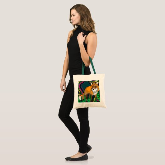 Fox Tote Bag Tragetasche (Vorderseite (Model))