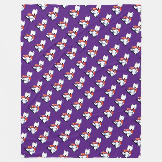 Fox Toy Westies Fleecedecke (Vorderseite)