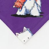 Fox Toy Westies Fleecedecke (Ecke)