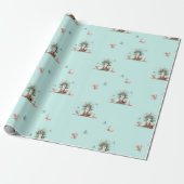 Fox Tree Wrapping Paper Geschenkpapier (Ungerollt)