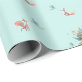 Fox Tree Wrapping Paper Geschenkpapier (Rolleneckpunkt)