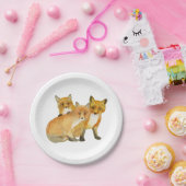 Fox Triplets Pappteller (Party)