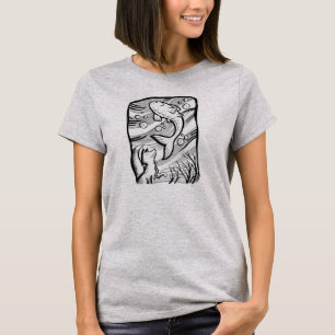 Fox u. die Fisch-T-Shirt Kunst durch Madsahara T-Shirt