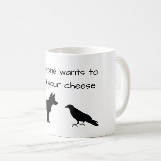 Fox u. Krähe Kaffeetasse (VorderseiteRechts)