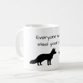 Fox u. Krähe Kaffeetasse (Vorderseite Links)