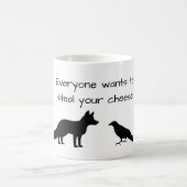 Fox u. Krähe Kaffeetasse (Mittel)