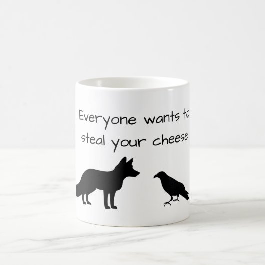 Fox u. Krähe Kaffeetasse (Mittel)