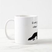 Fox u. Krähe Kaffeetasse (Links)