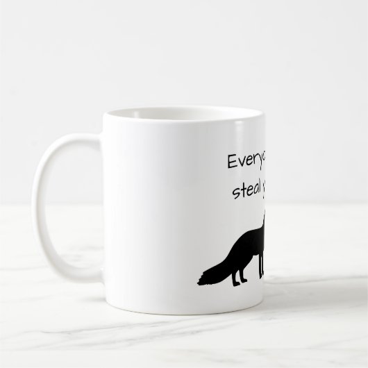 Fox u. Krähe Kaffeetasse (Links)