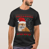 Fox Ugly Christmas Sweater Lover Geschenk T-Shirt (Vorderseite)