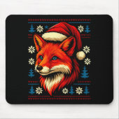 Fox Ugly Christmas Sweater Mousepad (Vorne)