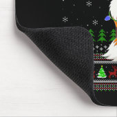 Fox Ugly Christmas Sweaters Holiday Santa Cute Xma Mousepad (Ecke)