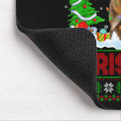 Fox Ugly Xmas Sweater Funny Fox Animal Merry Chris Mousepad (Ecke)